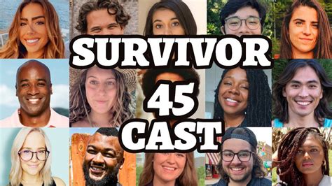 survivor 45 cast members